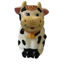 Vintage Cow Sugar condiment Holder